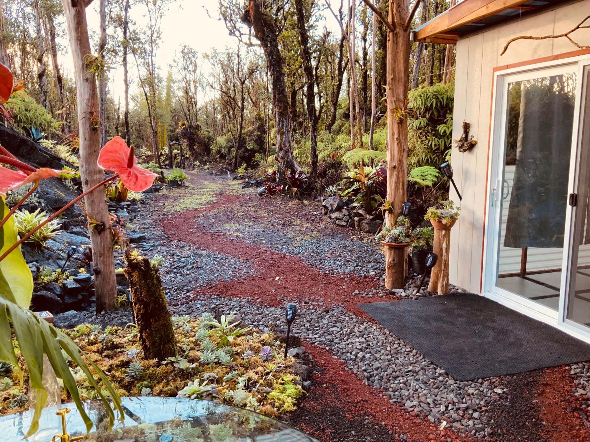 Exotic Garden Cottage At Amazing Volcano Fissure Mountain View Bagian luar foto