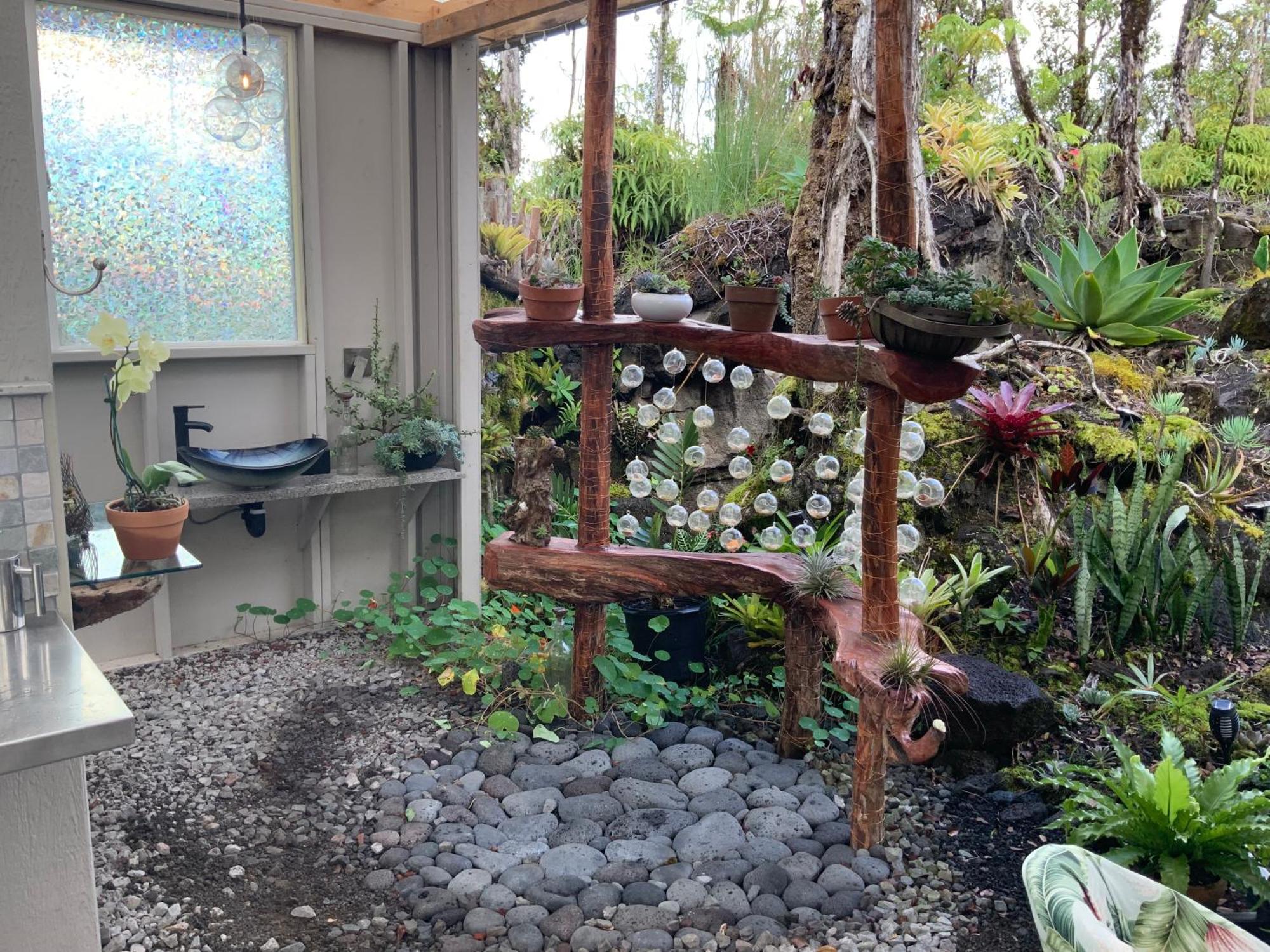 Exotic Garden Cottage At Amazing Volcano Fissure Mountain View Bagian luar foto
