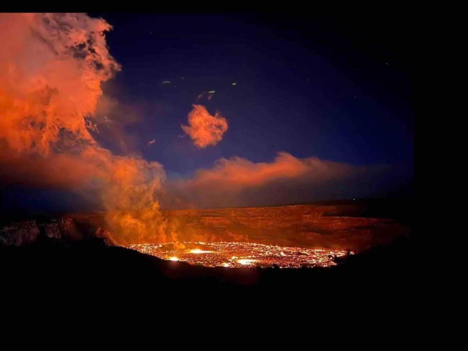 Exotic Garden Cottage At Amazing Volcano Fissure Mountain View Bagian luar foto