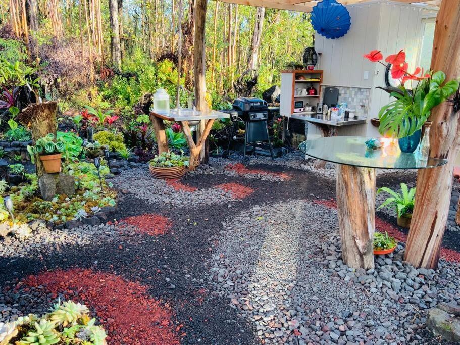 Exotic Garden Cottage At Amazing Volcano Fissure Mountain View Bagian luar foto