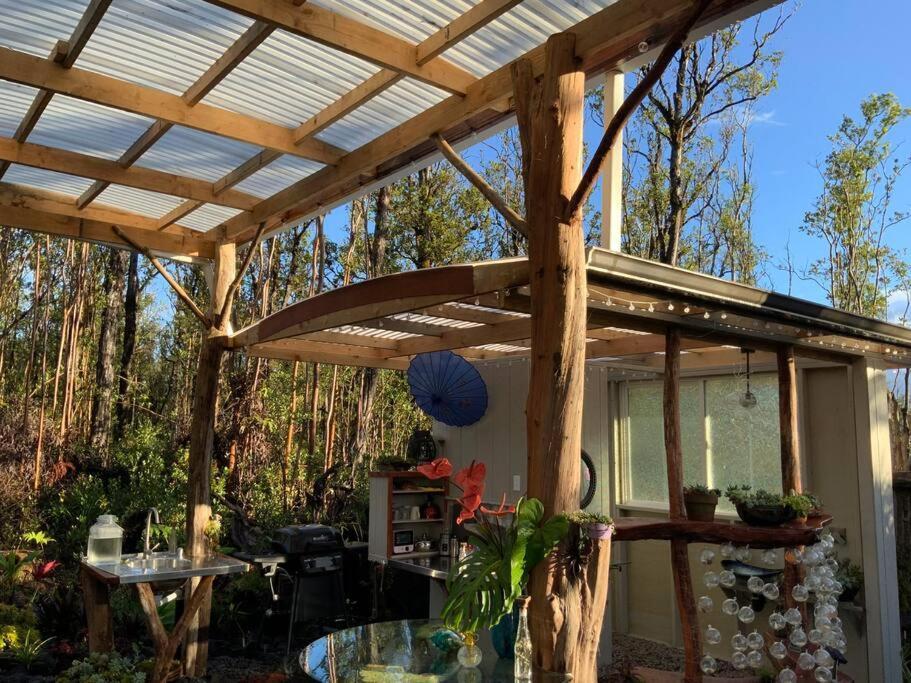 Exotic Garden Cottage At Amazing Volcano Fissure Mountain View Bagian luar foto
