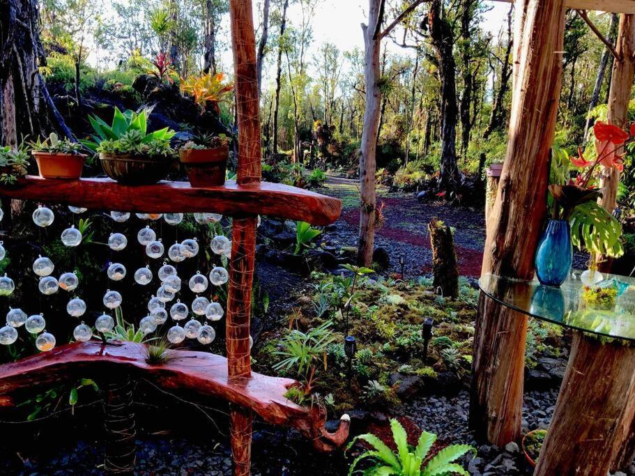 Exotic Garden Cottage At Amazing Volcano Fissure Mountain View Bagian luar foto