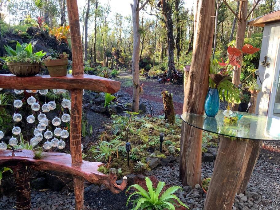 Exotic Garden Cottage At Amazing Volcano Fissure Mountain View Bagian luar foto